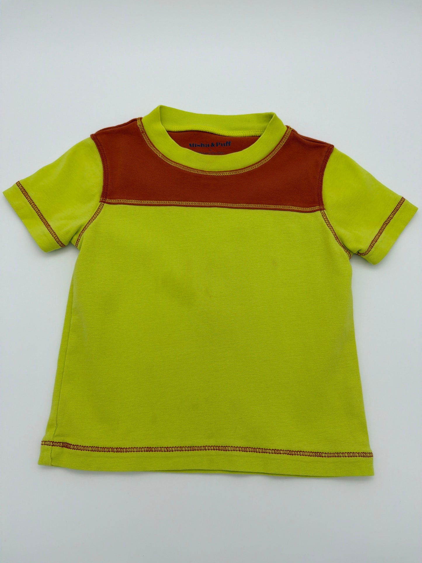 MISHA & PUFF green/brown t-shirt