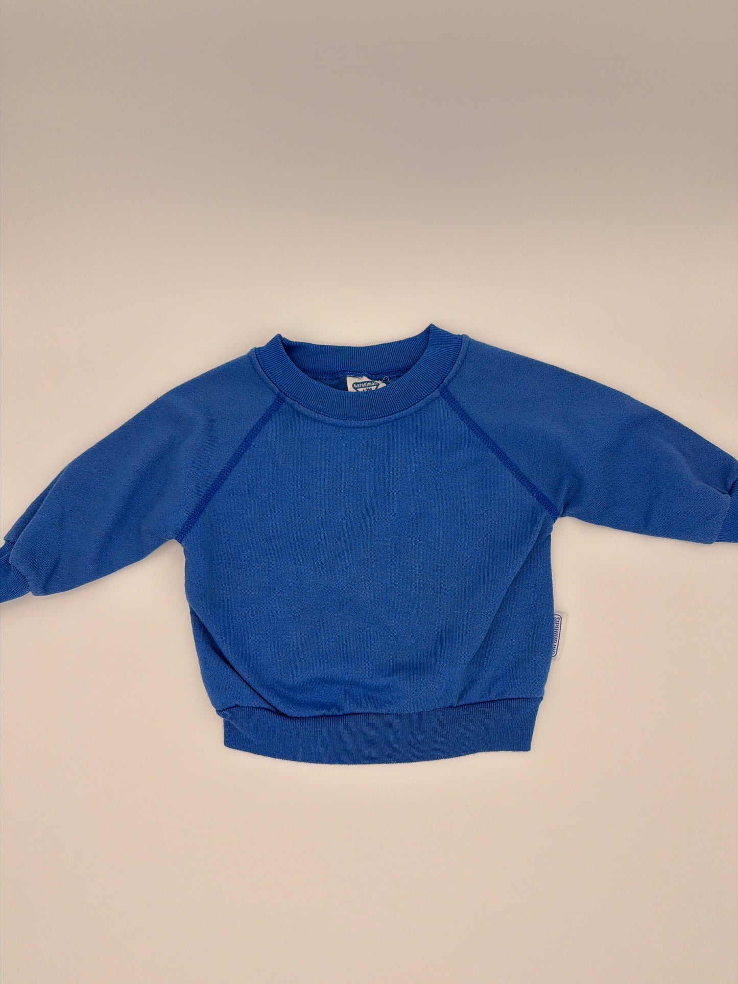 Vintage Garanimals Blank Blue Sweatshirt,Size:12M