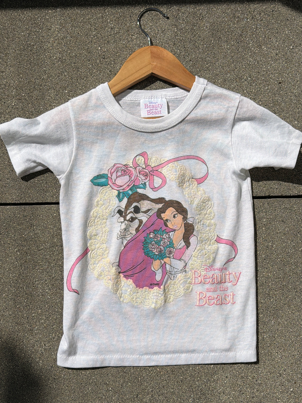 VNTG Beauty And The Beast T-Shirt, Size: 4T