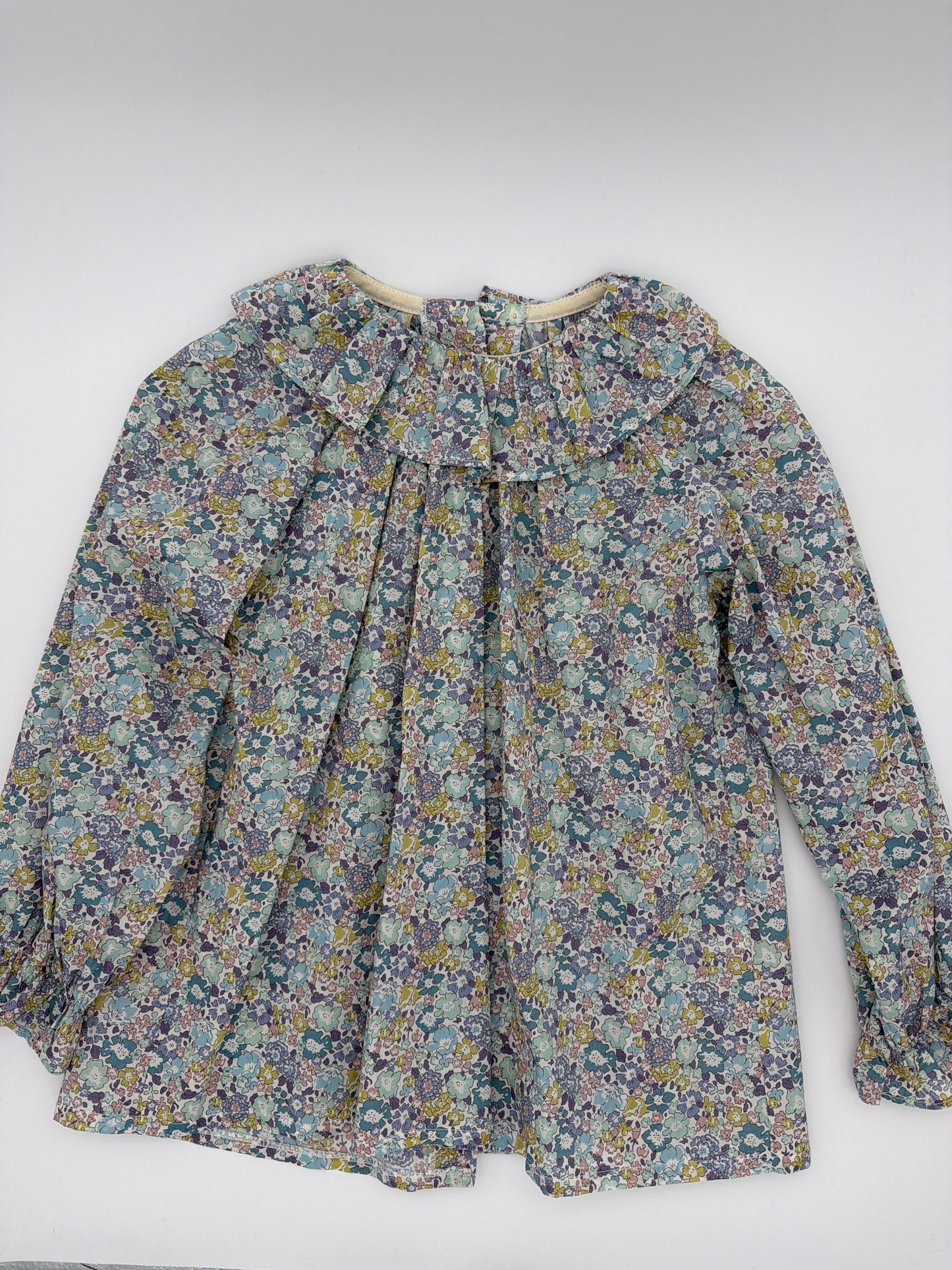 sal & pimenta blue/green floral dress, size:5T