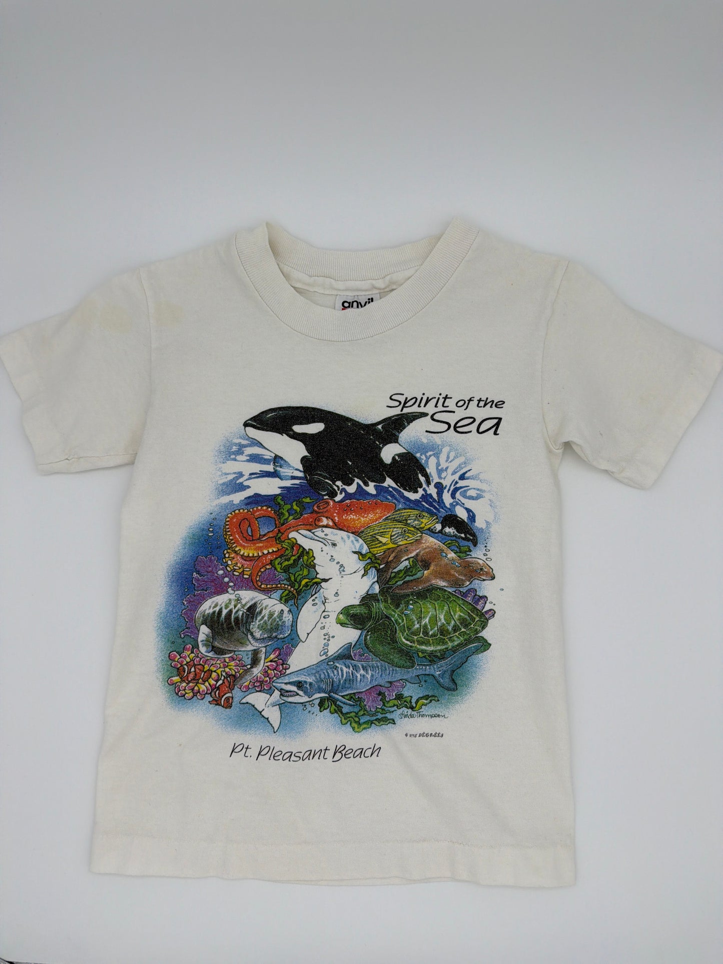 Vintage 95’ spirit of the sea t-shirt, size: S (6Y)