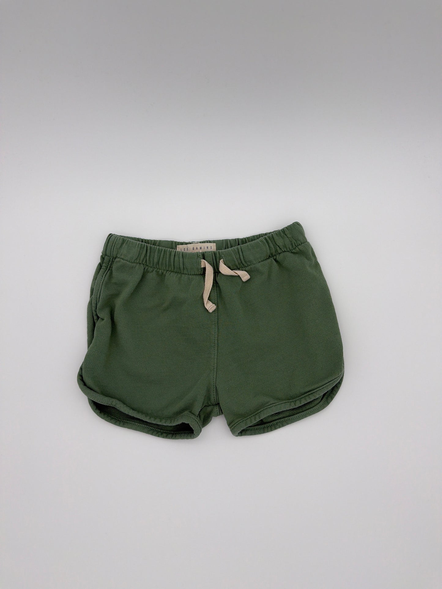 Les Gamins Green Shorts, size:18/24M