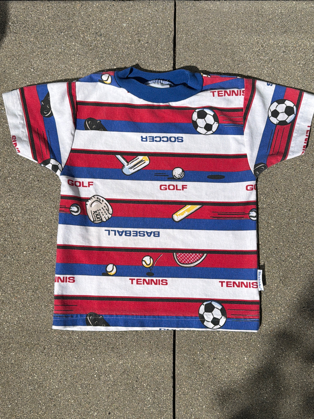 VNTG Healthtex “ soccer, hokey,golf” T-Shirt, Size:4T