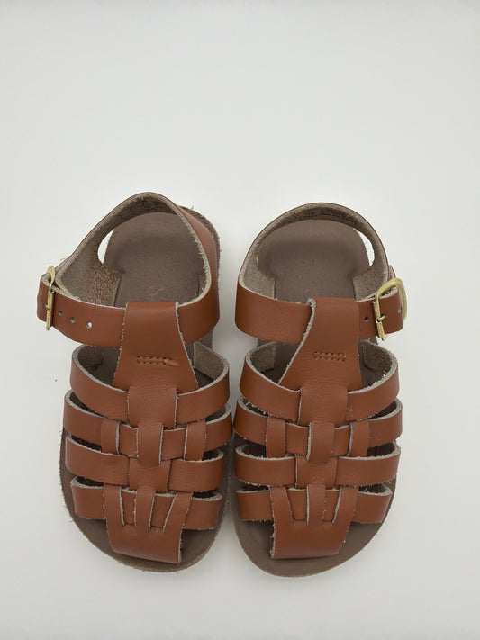 Sun San Brown Sandals, 7C