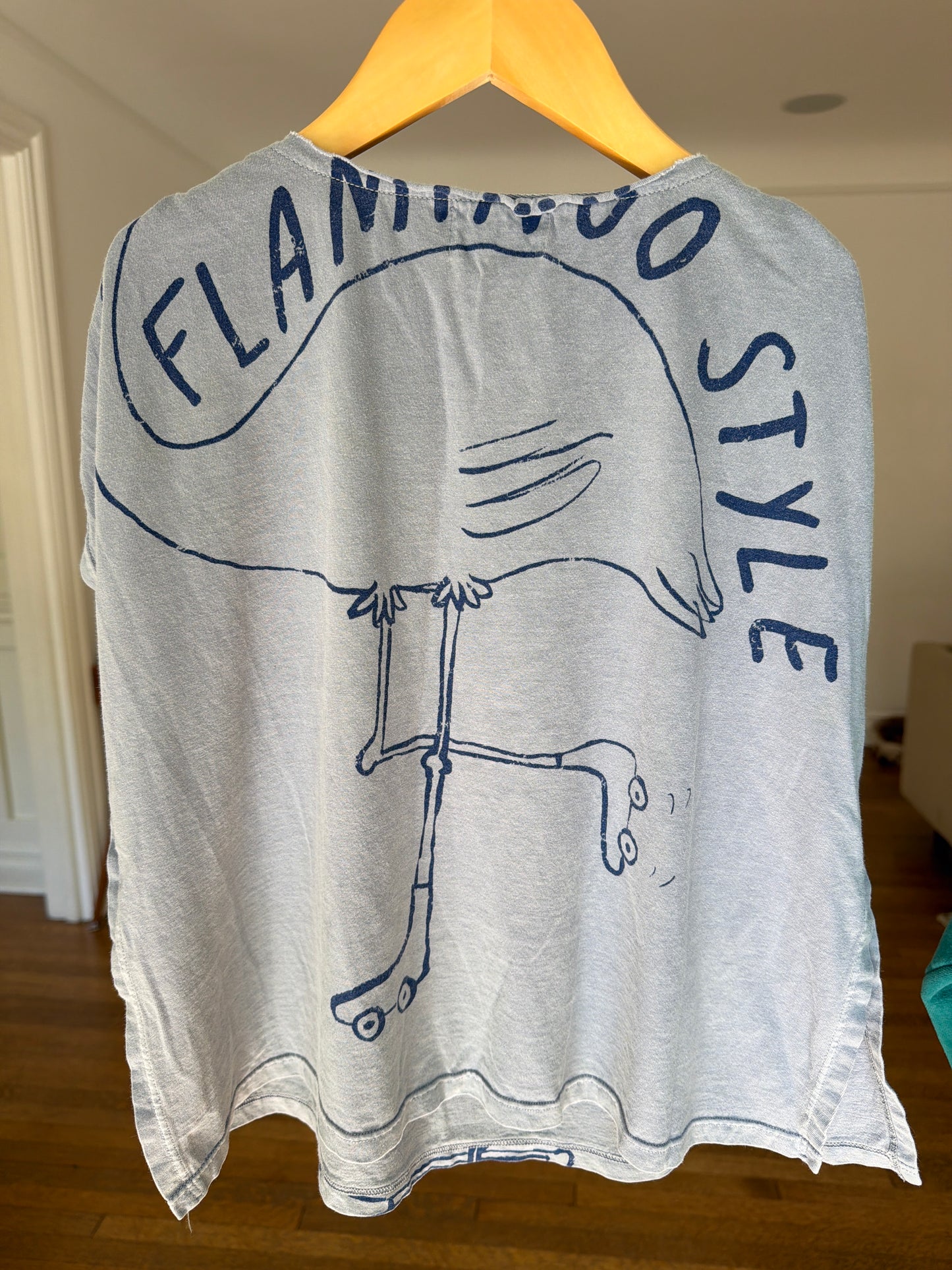 BOBO CHOSES blue flamingo tank, size: 5/7Y