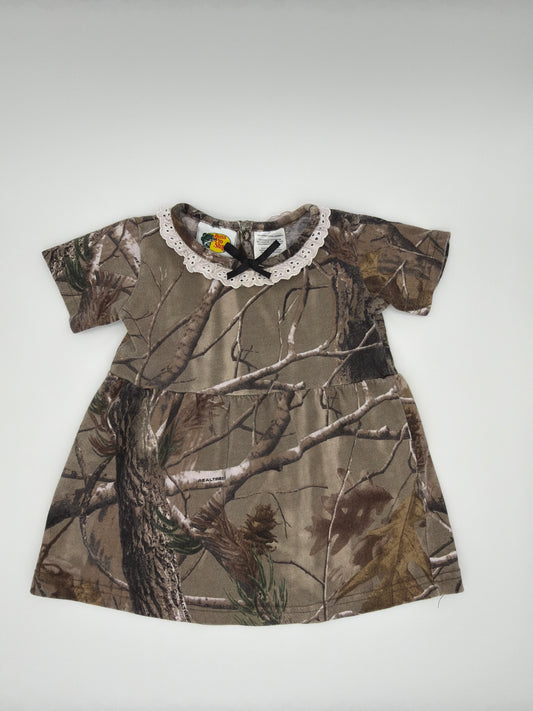 Vintage Bass Pro Shop Baby Camo Dress, Size: L