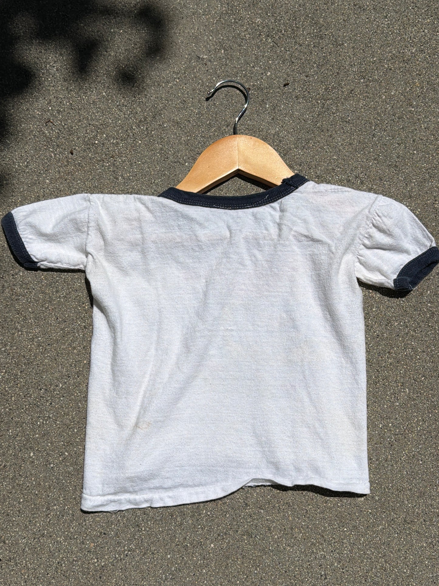 Vintage Cap Code Ringer T-Shirt, Size:2/3Y