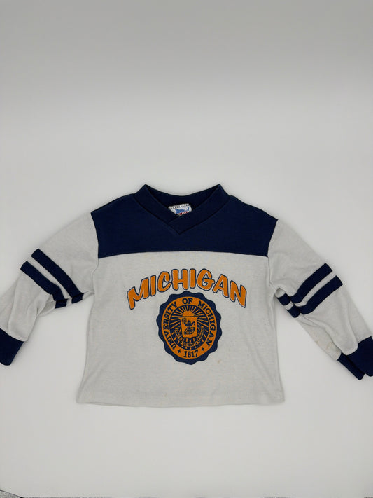 Vintage Michigan Varsity shirt, size:2T