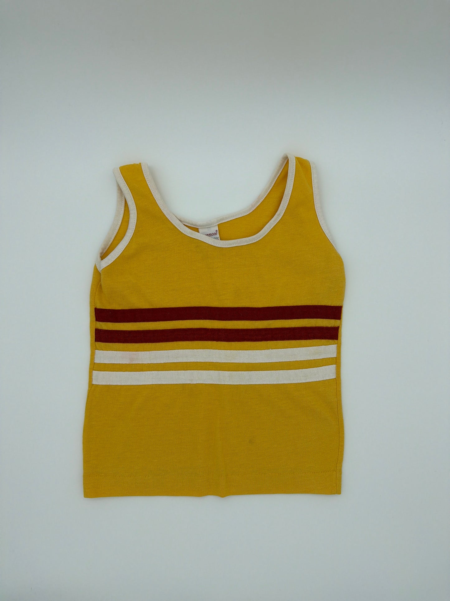 Vintage Donmoor Yellow vintage tank, size:5T